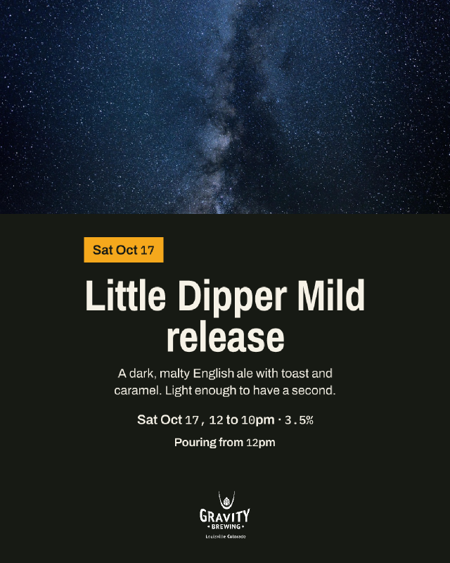 Poster for Little Dipper Mild Release