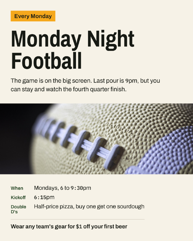 Poster for Monday Night Football
