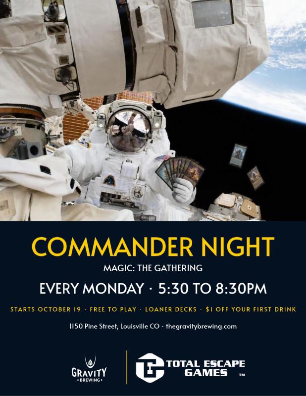 Poster for Commander Night