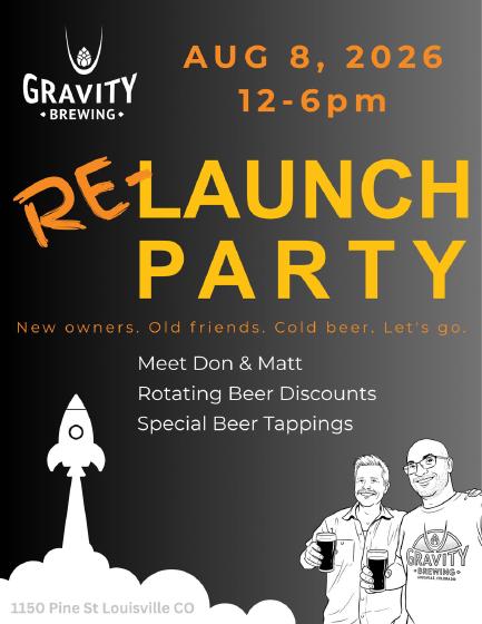 Poster for Re-Launch Party