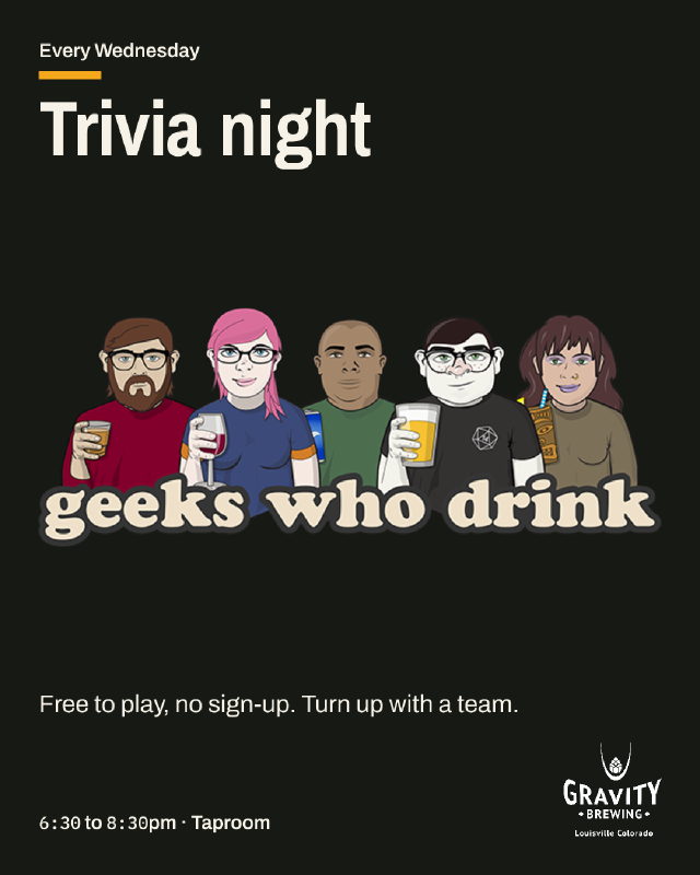 Poster for Trivia with Geeks Who Drink