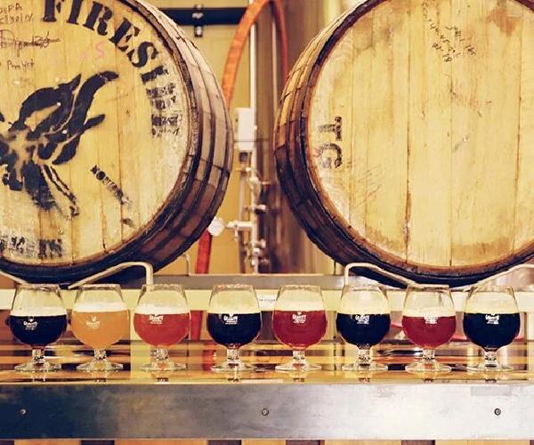 A flight of Gravity beers